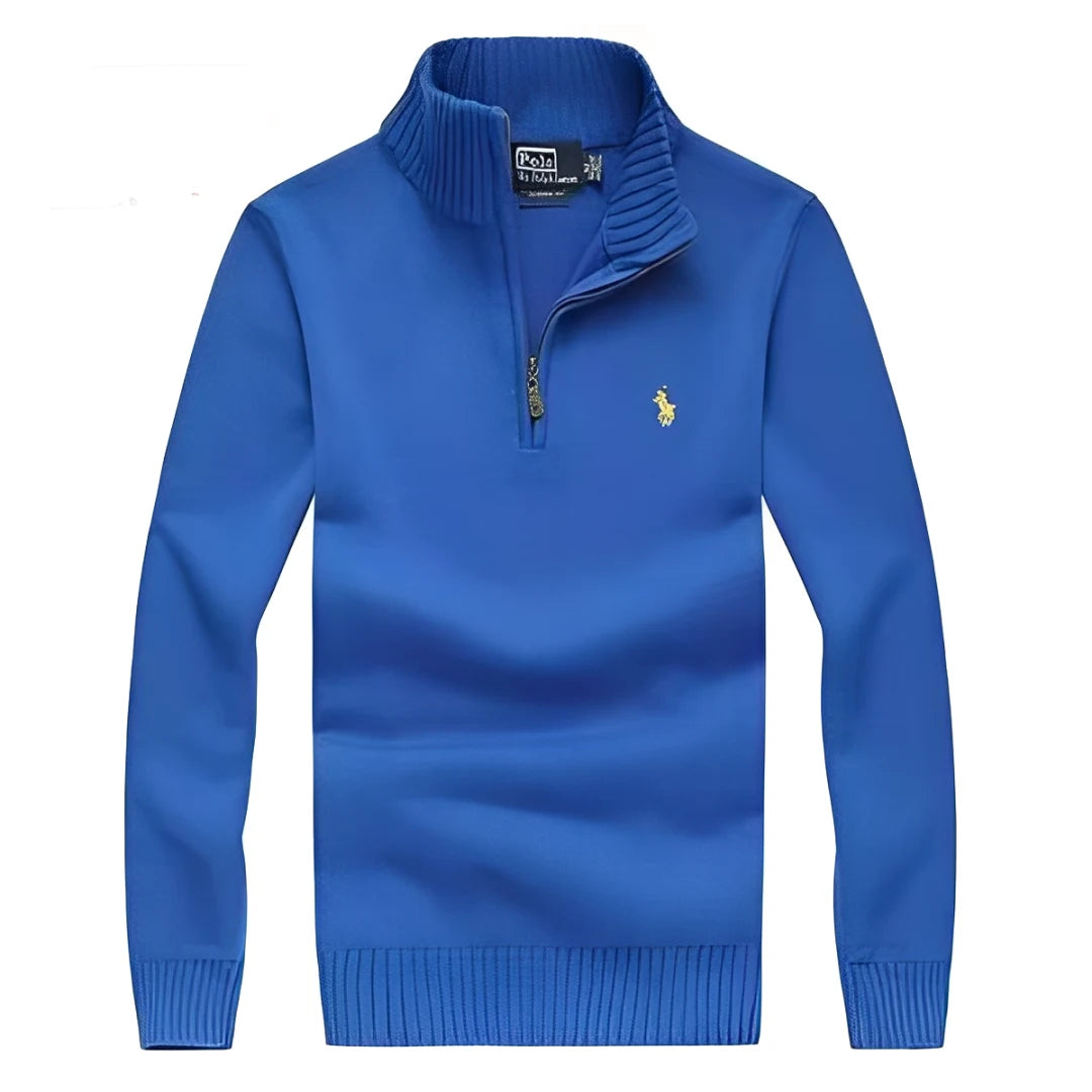 Cable Quarter-Zip Jumper