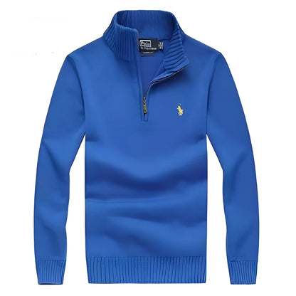 Cable Quarter-Zip Jumper