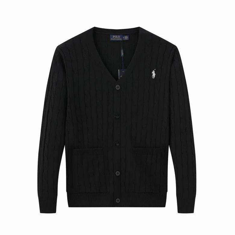 Cable-Knit Wool-Cashmere Cardigan