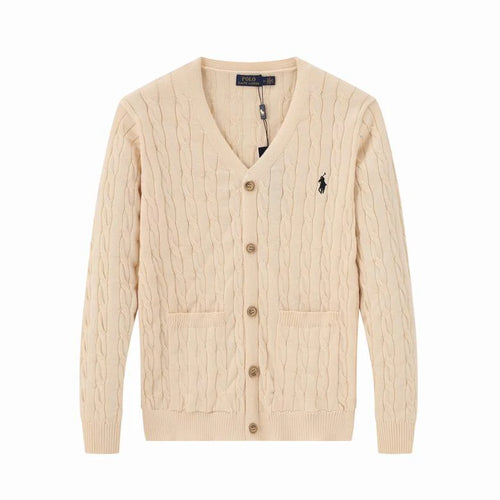 Cable-Knit Wool-Cashmere Cardigan