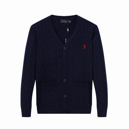 Cable-Knit Wool-Cashmere Cardigan