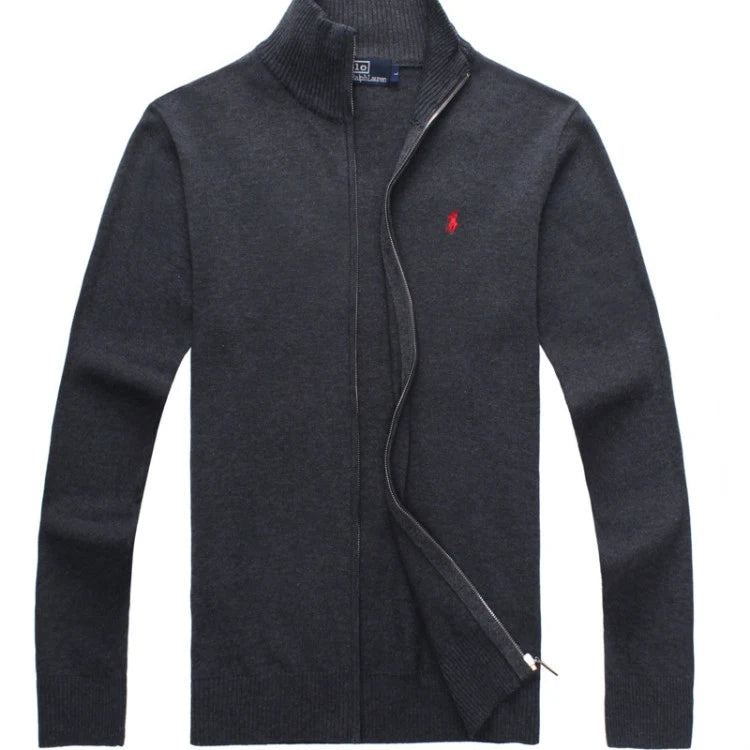 Cotton Full-Zip Jumper