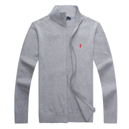 Cotton Full-Zip Jumper