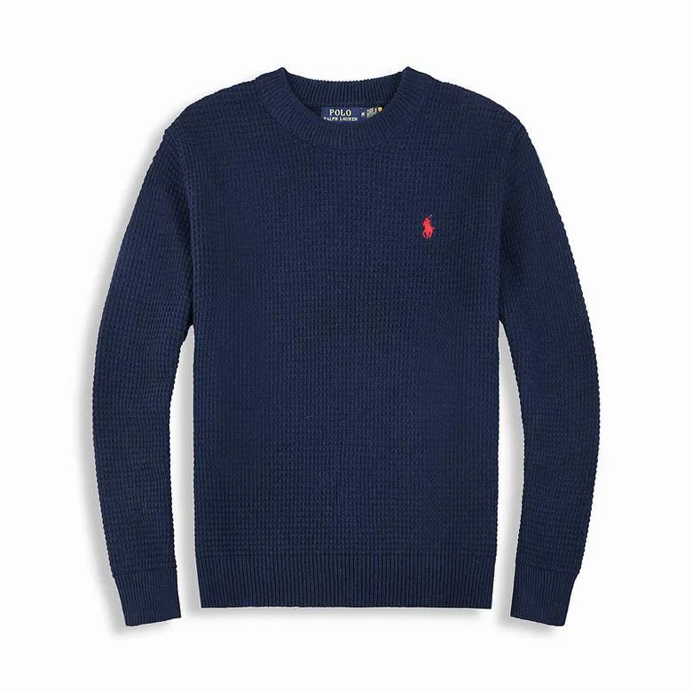 RL Textured Crewneck Jumper