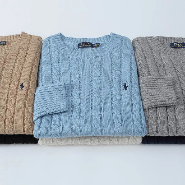 Cable-Knit Wool-Cashmere Jumper