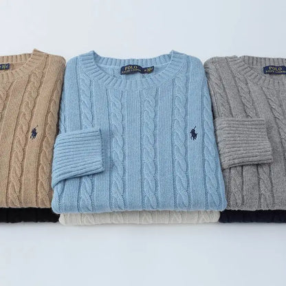 Cable-Knit Wool-Cashmere Jumper