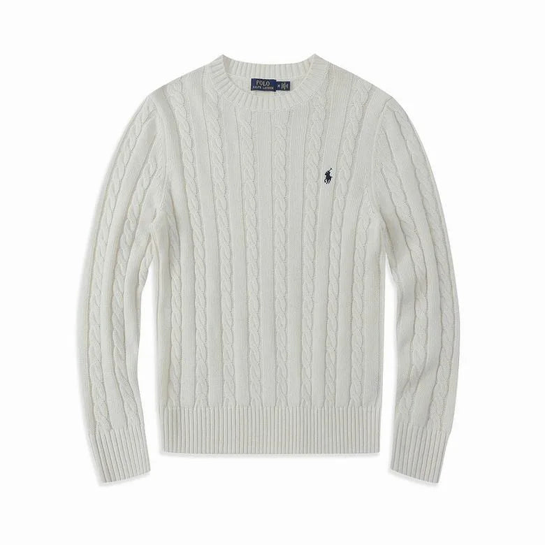 Cable-Knit Wool-Cashmere Jumper