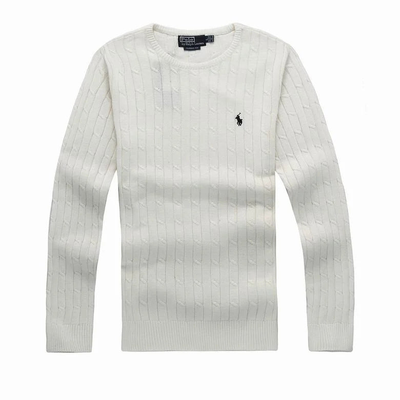 Cable-Knit Cotton Jumper