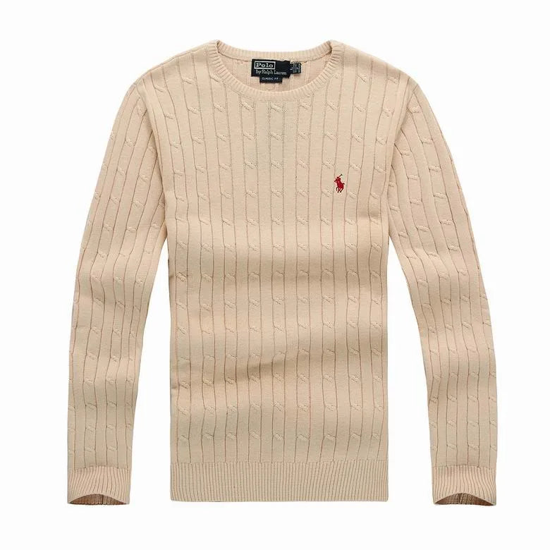 Cable-Knit Cotton Jumper