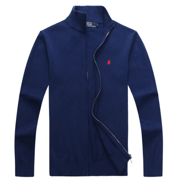 Cotton Full-Zip Jumper