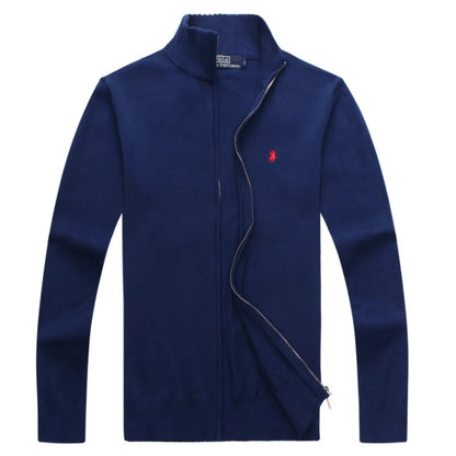 Cotton Full-Zip Jumper