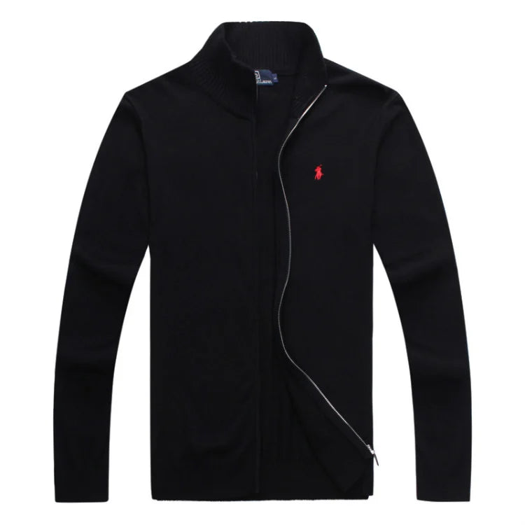 Cotton Full-Zip Jumper