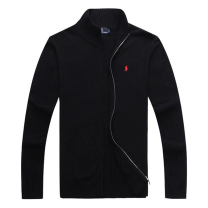 Cotton Full-Zip Jumper