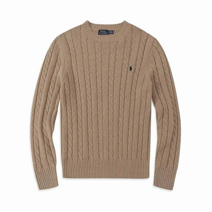 Cable-Knit Wool-Cashmere Jumper