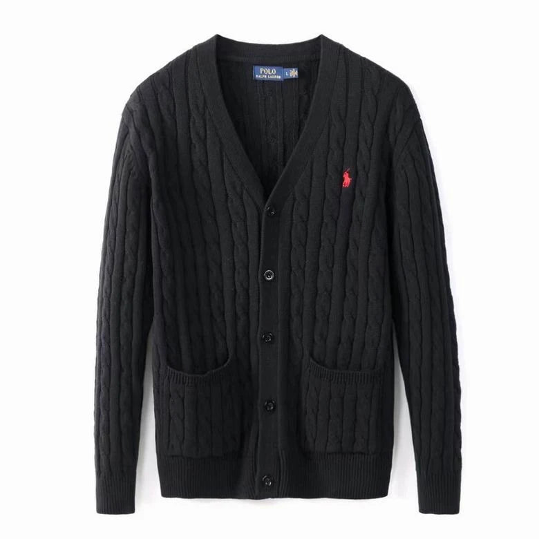 Cable-Knit Wool-Cashmere Cardigan