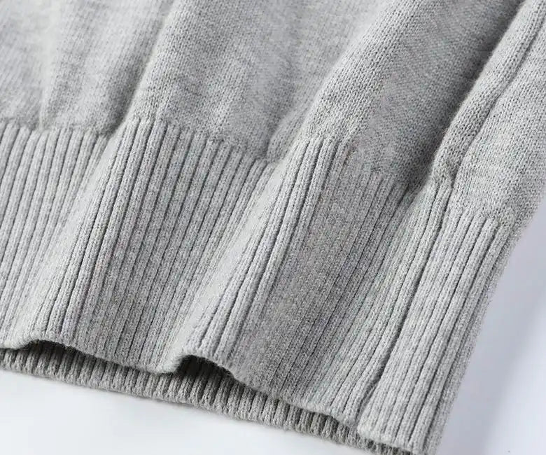 Fit Cotton V-Neck Jumper