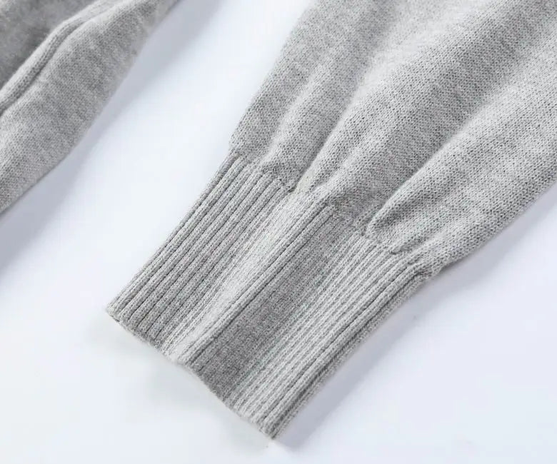 Fit Cotton V-Neck Jumper
