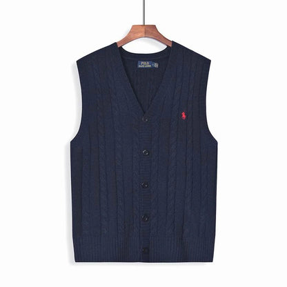 Buttoned Knit Vest