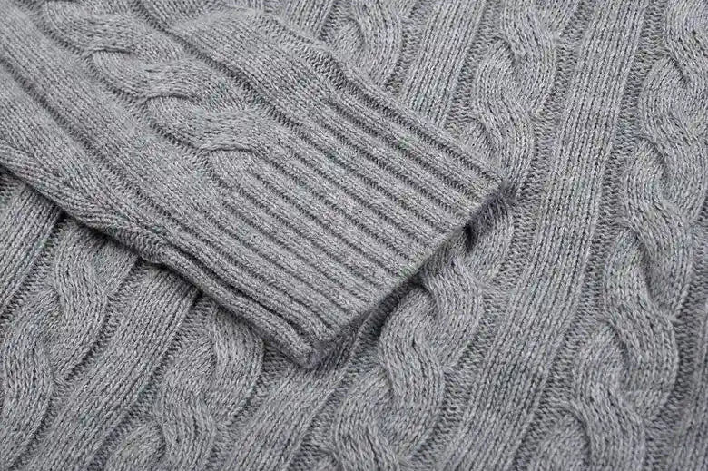 New Cable-Knit Quarter-Zip Jumper