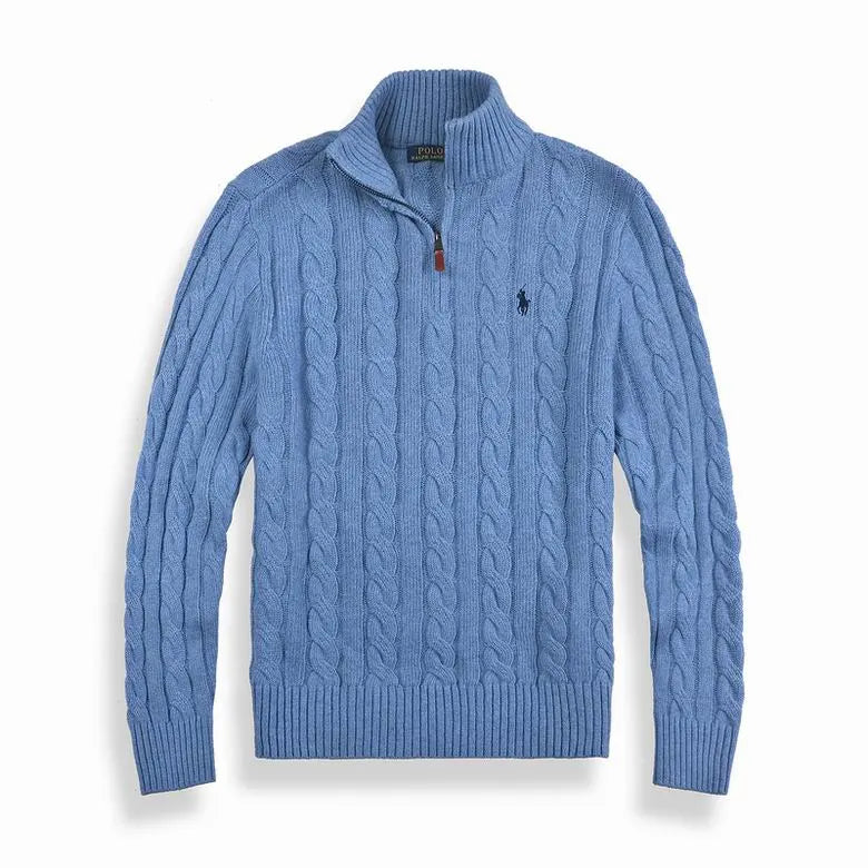 New Cable-Knit Quarter-Zip Jumper