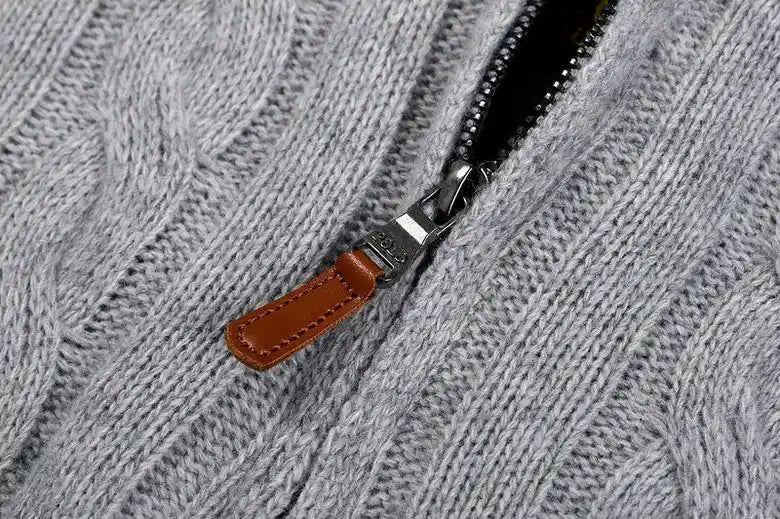 New Cable-Knit Quarter-Zip Jumper
