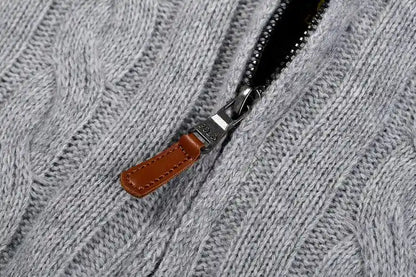 New Cable-Knit Quarter-Zip Jumper