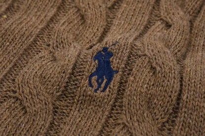 Cable-Knit Cotton Sleeveless Jumper