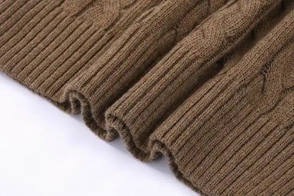 Cable-Knit Cotton Sleeveless Jumper