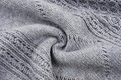 Cable-Knit Textured Jumper