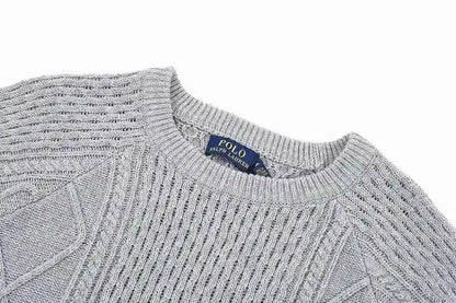 Cable-Knit Textured Jumper