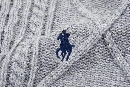 Cable-Knit Textured Jumper