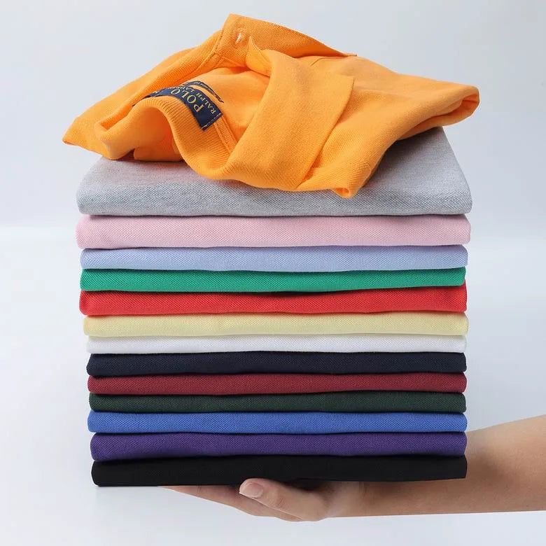 Slim Fit Mesh Polo Shirt