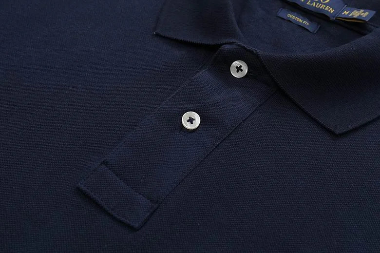 Slim Fit Mesh Polo Shirt