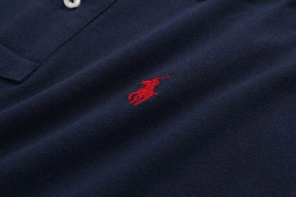 Slim Fit Mesh Polo Shirt