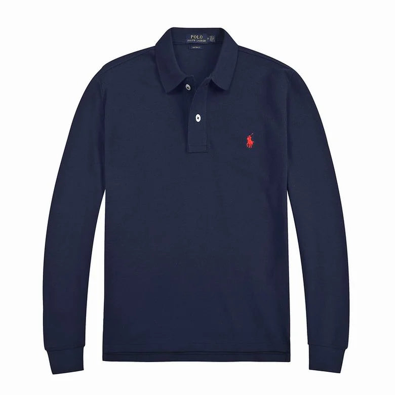 Slim Fit Mesh Polo Shirt