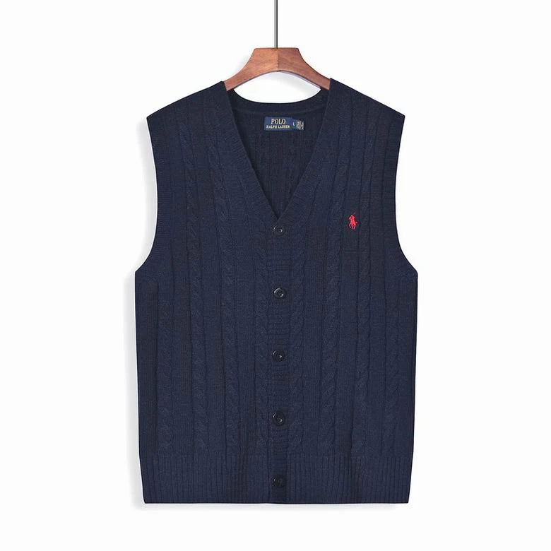 Buttoned Knit Vest