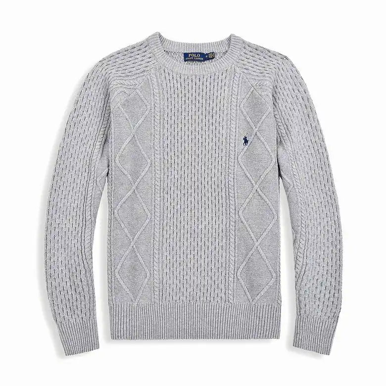 Cable-Knit Textured Jumper