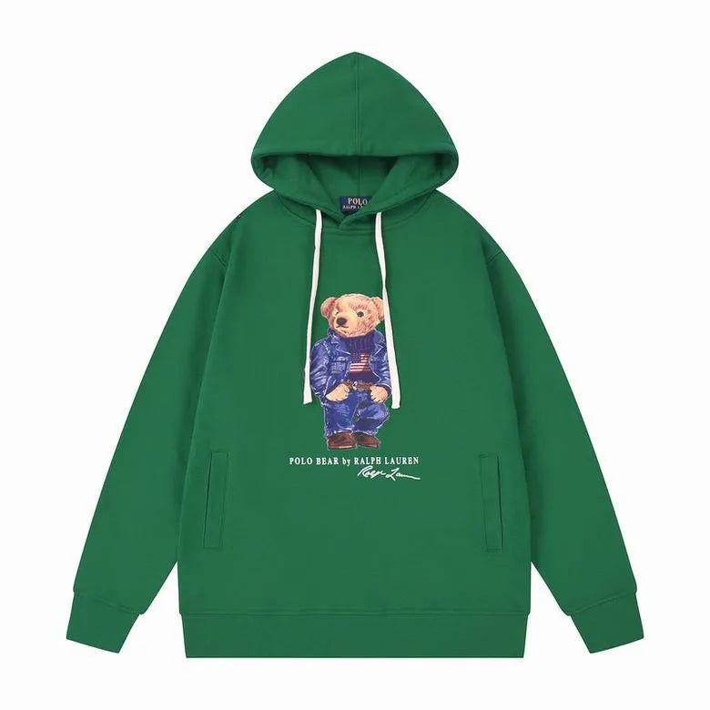 New Polo Bear Fleece Hoodie
