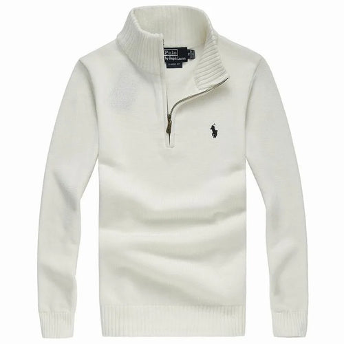 Cable Quarter-Zip Jumper