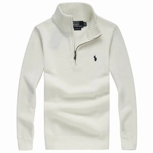 Cable Quarter-Zip Jumper