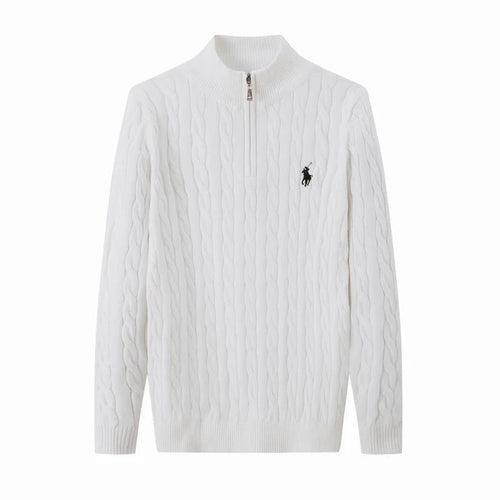 Cable-Knit Cotton Quarter-Zip Jumper