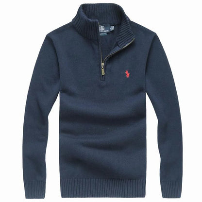 Cable Quarter-Zip Jumper