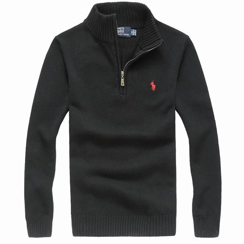 Cable Quarter-Zip Jumper