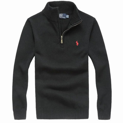Cable Quarter-Zip Jumper