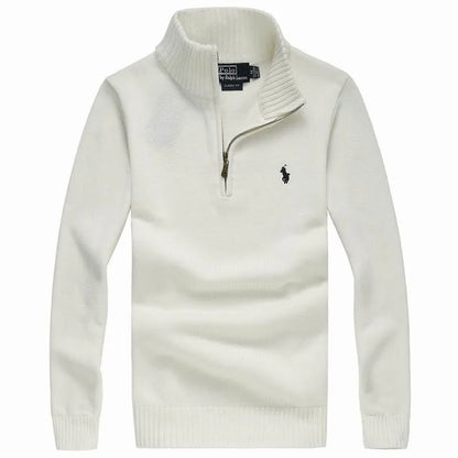 Cable Quarter-Zip Jumper