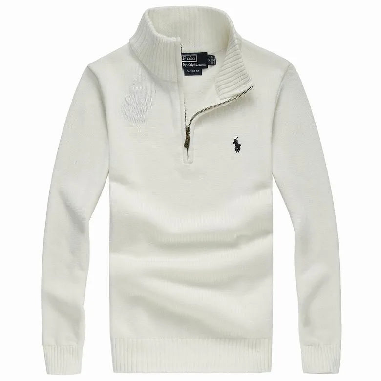 Cable Quarter-Zip Jumper